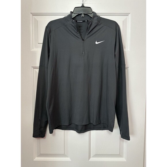 Nike Element 1/2 Zip Dri FIT Pullover Womens Size Large Gray Top DH4951-060 NEW - Picture 1 of 4